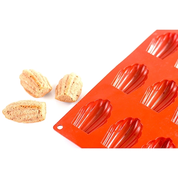 Форма для выпечки силикновая Ракушки (Мадлен) 9 фигур 68*45*17 мм