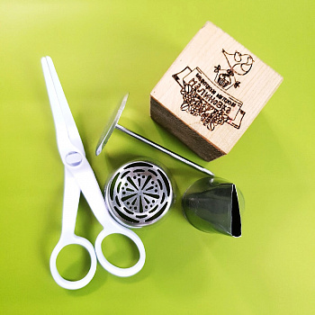 Набор (мини) 5 шт кондитерские инструменты ЗЕФИРНАЯ Флористика от Малиновки (в.1)