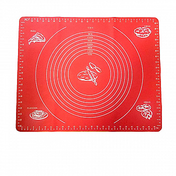 Коврик для раскатки теста силиконовый с разметкой