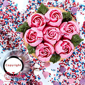 Насадка Роза №111 Рубин | L размер (Russian Rose Nozzle #111 - Ruby | L size | By Tulip Workshop)