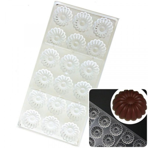 Поликарбонатная форма для шоколада 275*135*24 мм | Саварин мод.2155