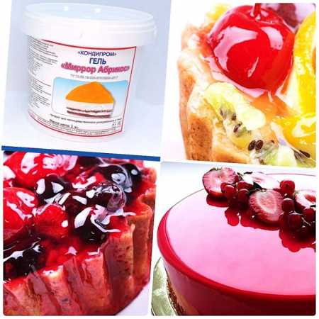 Кондитерский гель Абрикосовый 1 кг Кондитерский гель Абрикосовый 1 кг