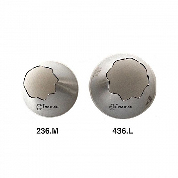 Насадка открытая звезда №236, 436 | Роза Твист (8 лучей) - Standard open star tip #236, 436 | Rose Twist | by Tulip Workshop