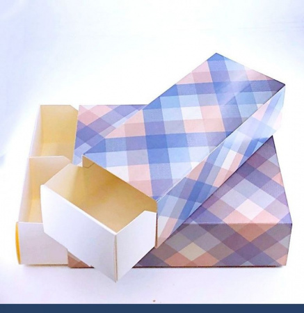 Кондитерская упаковка-пенал 18•7•5 см (1 секция/2 части) упак. 5-25 шт | КЛТ