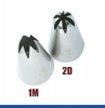 Набор кондитерских насадок 1M и 2D Tulip™, 2 шт, звёзды 6 лучей, Korea