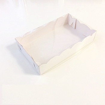 Коробка с прозрачной крышкой 20•12•4 см Белая (крышка+дно) Коробка с прозрачной крышкой 20•12•4 см Белая (крышка+дно)