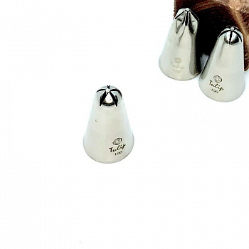 Кондитерская насадка звезда закрытый центр (прямые лучи) №190 Tulip™ | медиум размер