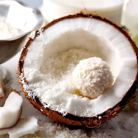 Кокосовая стружка, натуральная без добавок и сахара fine 65% | 100 г - 1 кг Кокосовая стружка, натуральная без добавок и сахара fine 65% | 100 г - 1 кг