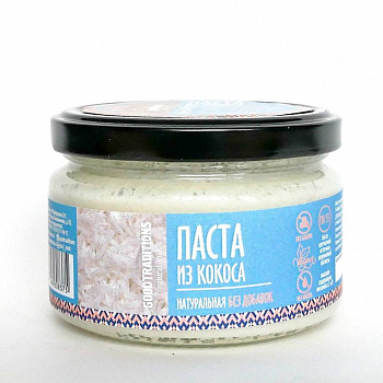 Паста из мякоти кокоса без добавок и сахара | 0.2 - 1 кг Паста из мякоти кокоса без добавок и сахара | 0.2 - 1 кг