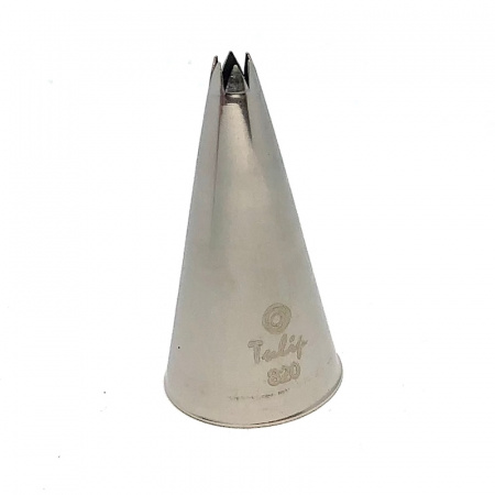 Кондитерская насадка 820 Tulip открытая звезда д.4 мм, 6 лучей