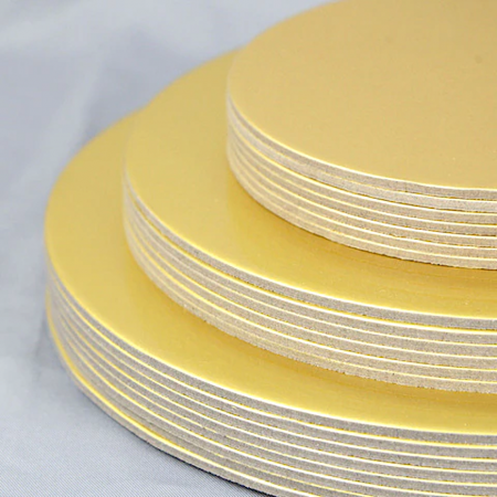 Подложка для торта усиленная Золото/Жемчуг 2х сторон. 3.2 мм, Ø 320 мм Подложка для торта усиленная Золото/Жемчуг 2х сторон. 3.2 мм, Ø 320 мм