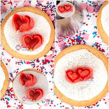 Набор 4 кондитерские насадки Сердца | размер L и XL