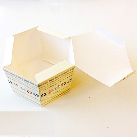 Коробка шестиугольная 14*7*9 cм | упак. 10 шт